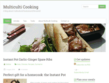 Tablet Screenshot of multiculticooking.com